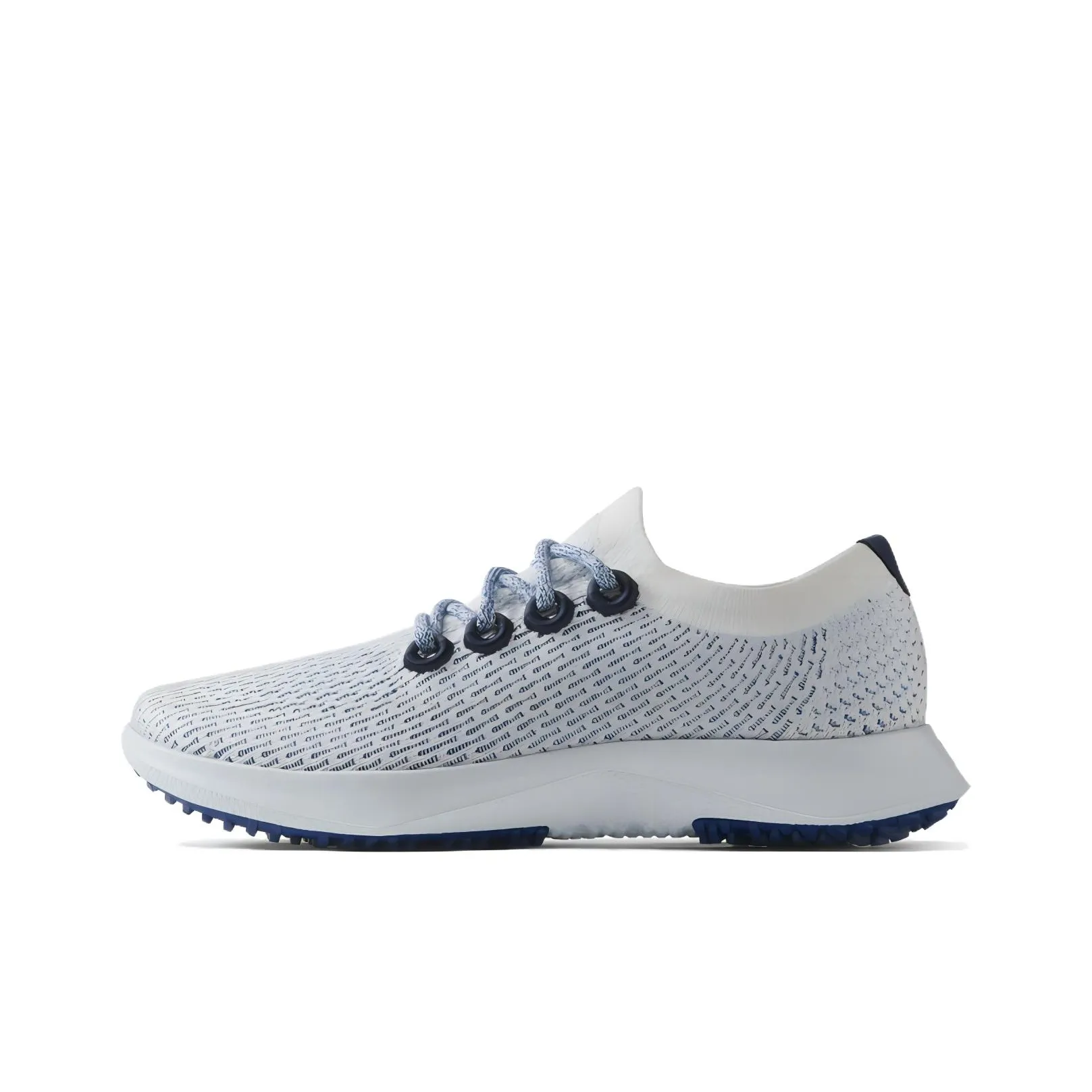 Allbirds Tree Dasher Low Топ Беговые кроссовки Мужские Белый Синий