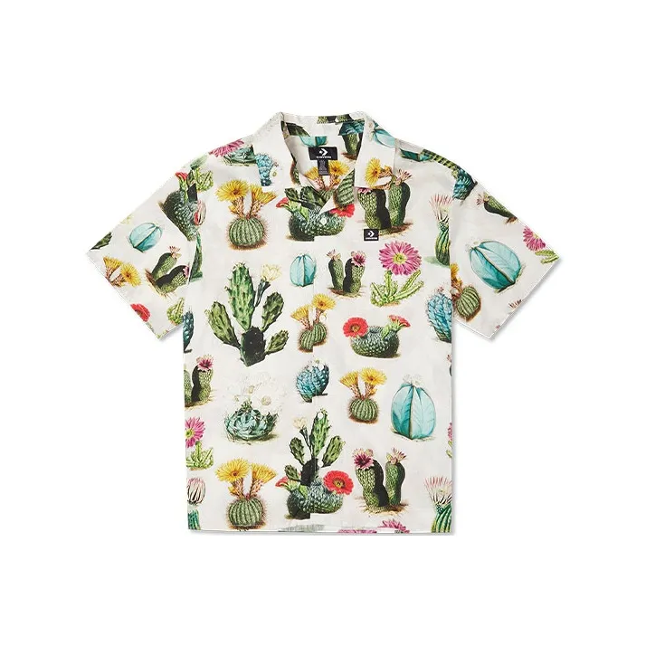 Конверс Printed Woven Resort Рубашка Мужская Белая