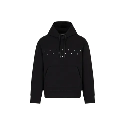 EMPORIO ARMANI Черный Мужские Свитшоты
