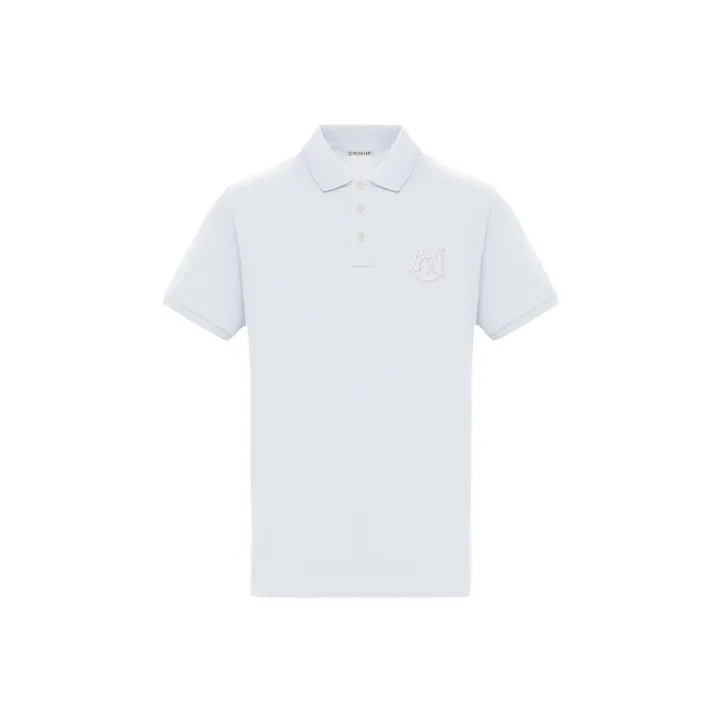 MONCLER SS21 Белая Мужская Рубашка Поло
