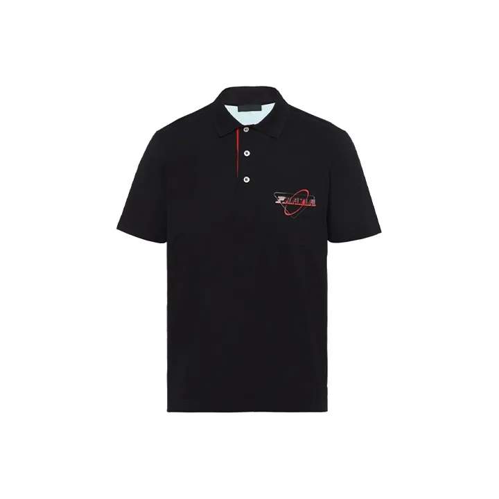 PRADA FW21 Polo Shirt Men's Black