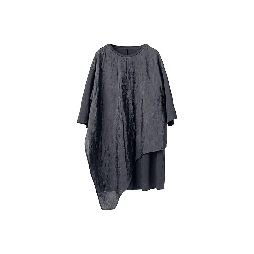 HUANXIANGZHE T-Shirt Унисекс Черный