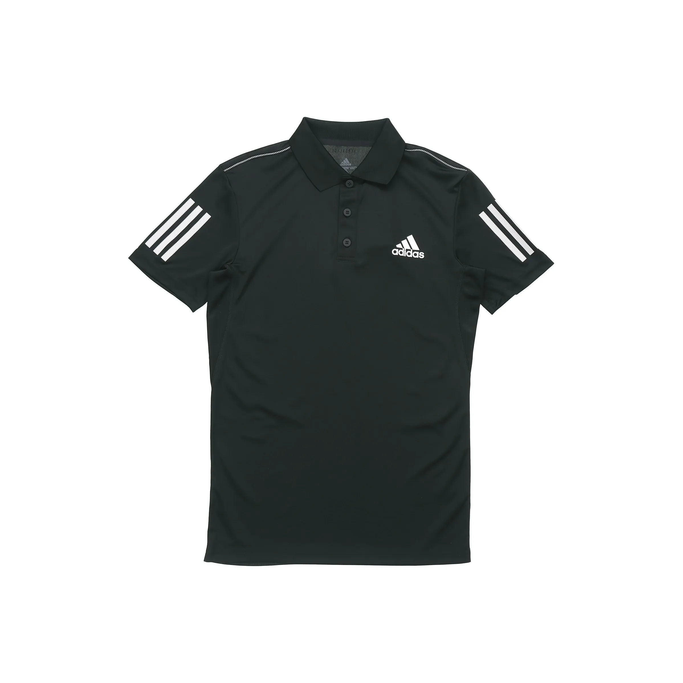 Adidas 3 Stripes Polo Shirt Men's Black