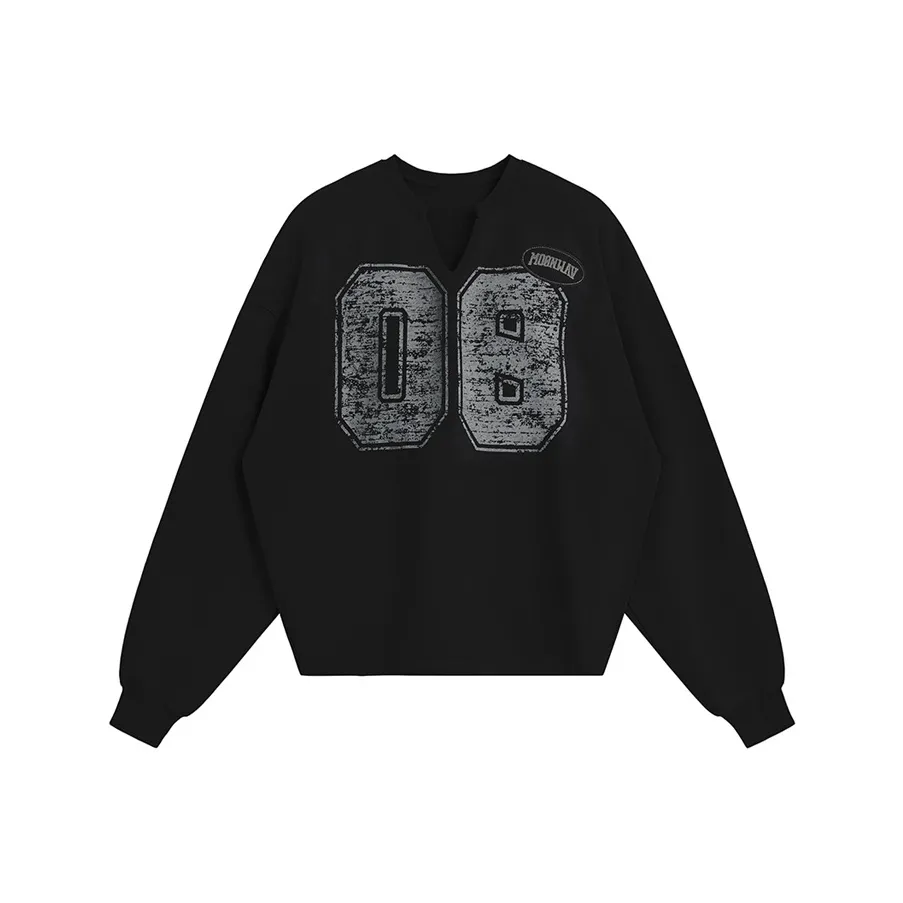 MOONWAV Pullover Sweatshirt Ice Hockey Jersey Long Sleeved Top Unisex