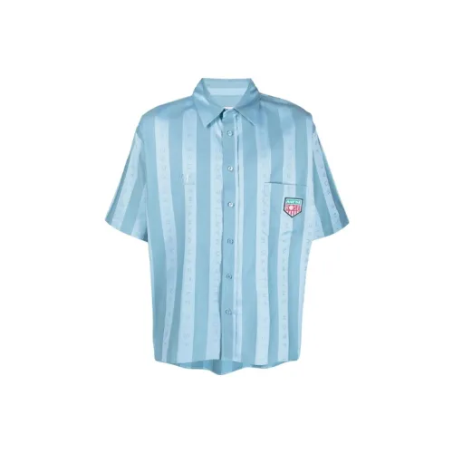 MARTINE ROSE Blue Мужские Рубашки