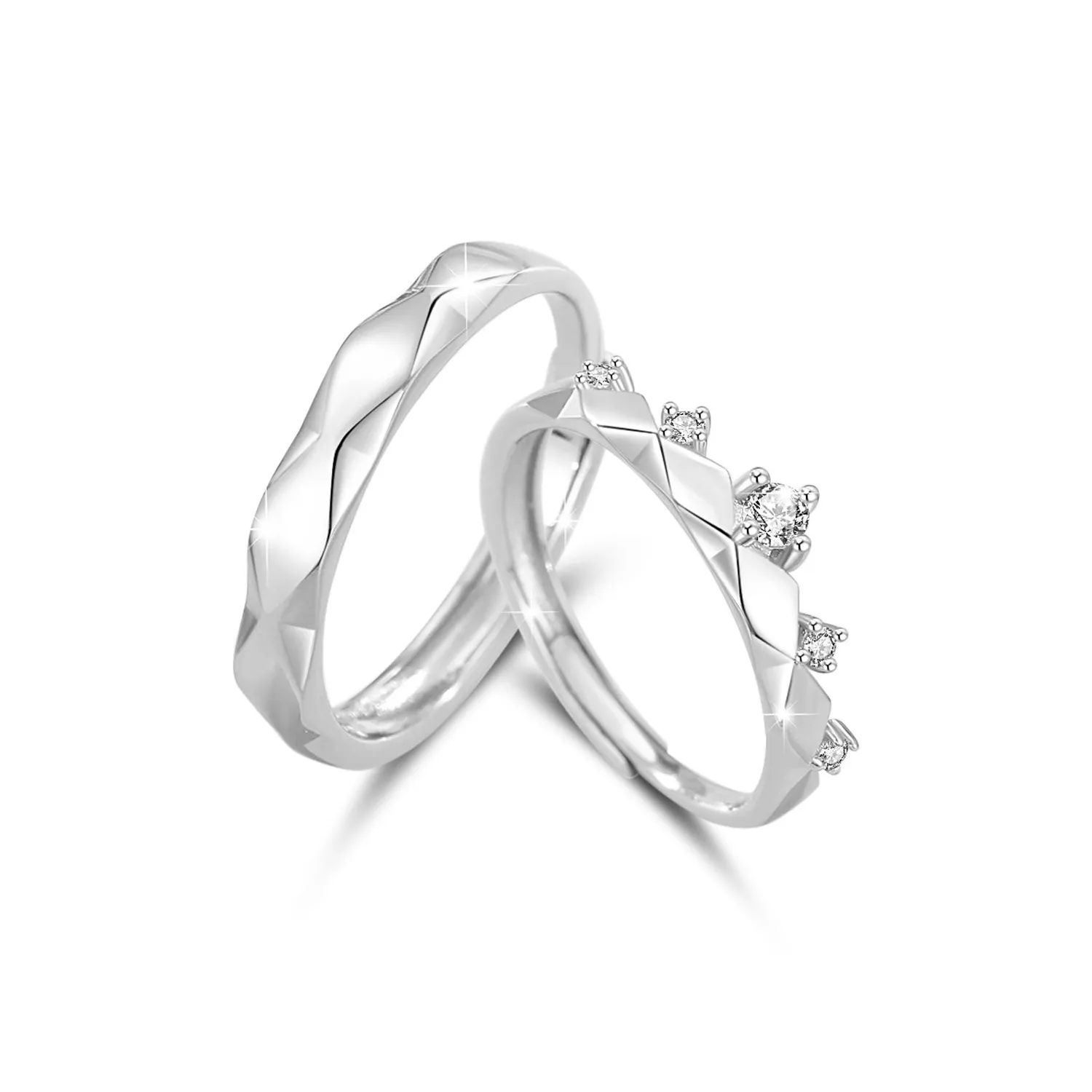 Zocai Natural Topazes Rings Unisex