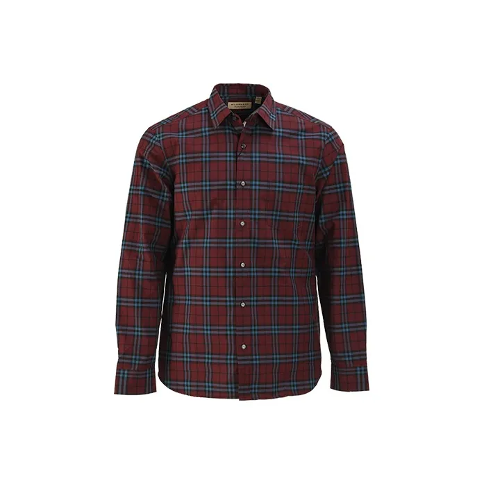 Burberry Shirts Men's Burgundy