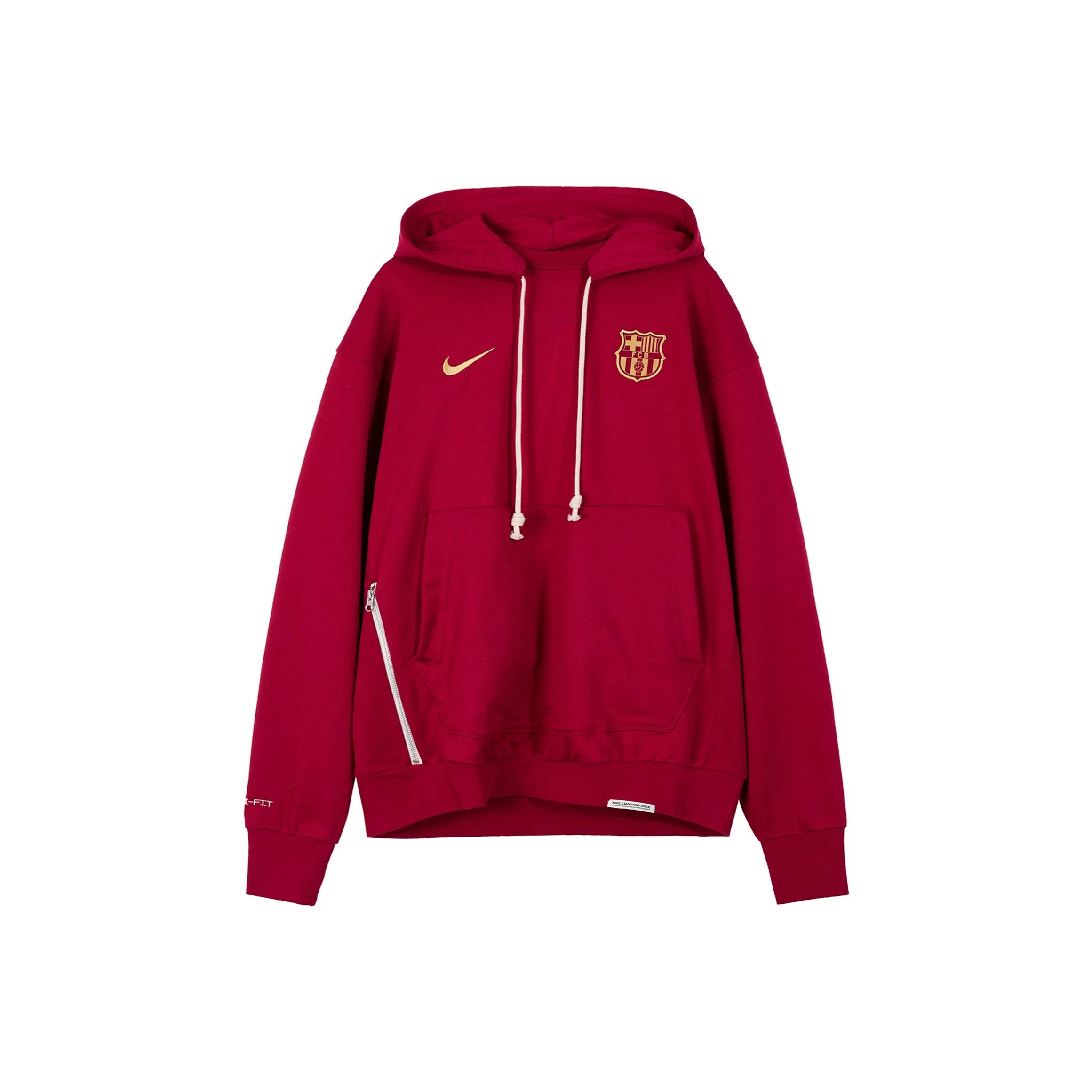Nike Fc Barcelona Dri Fit Loose Fit Zip Up Hoodie