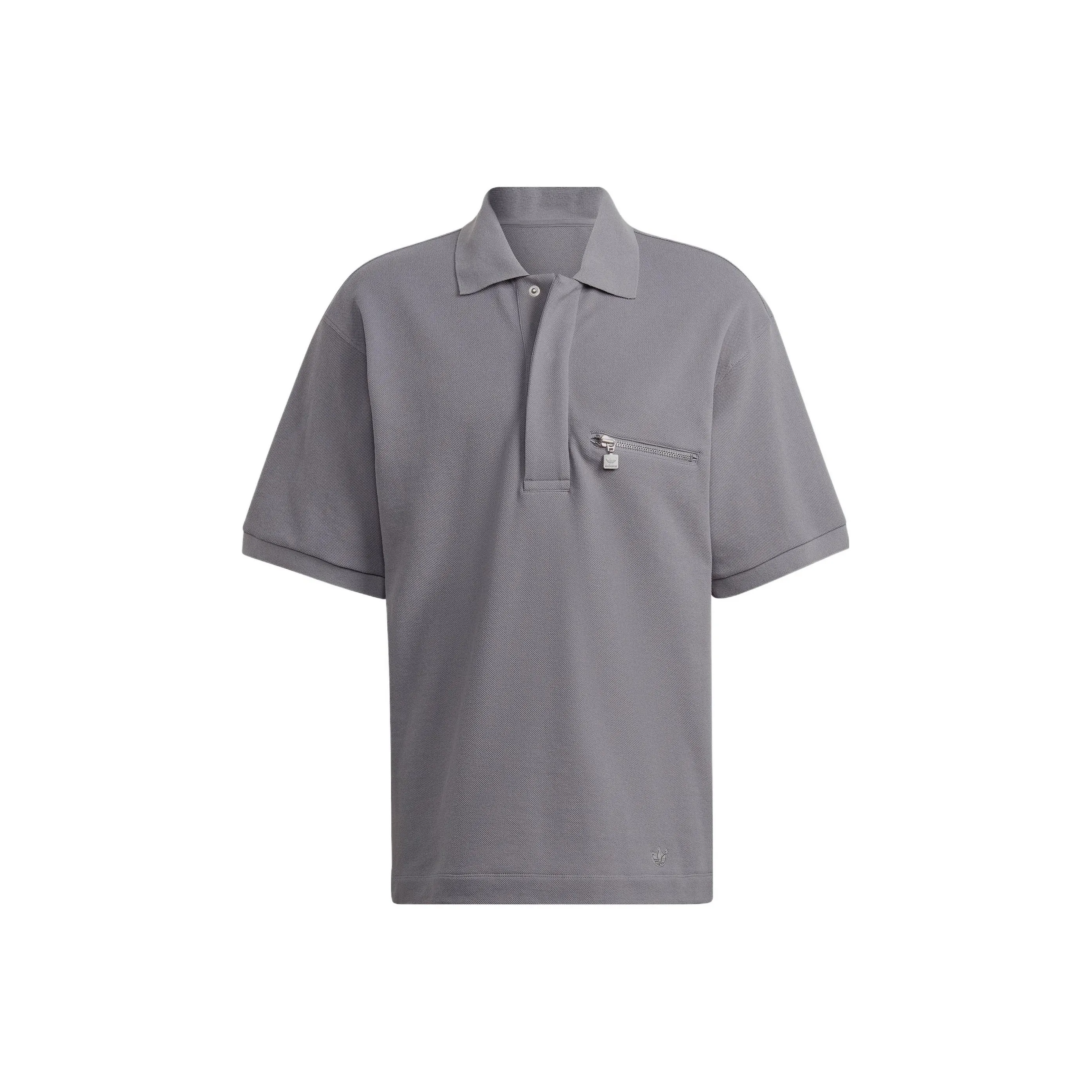 Adidas Originals TIE BREAK POLO Polo Shirts Men Light Gray