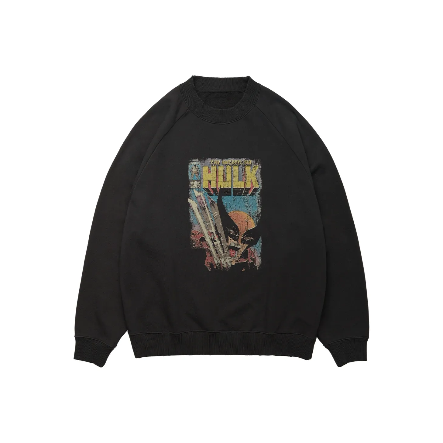 XVESSEL X Marvel Marvel Co Брендированная Серия Черные Унисекс Свитшоты
