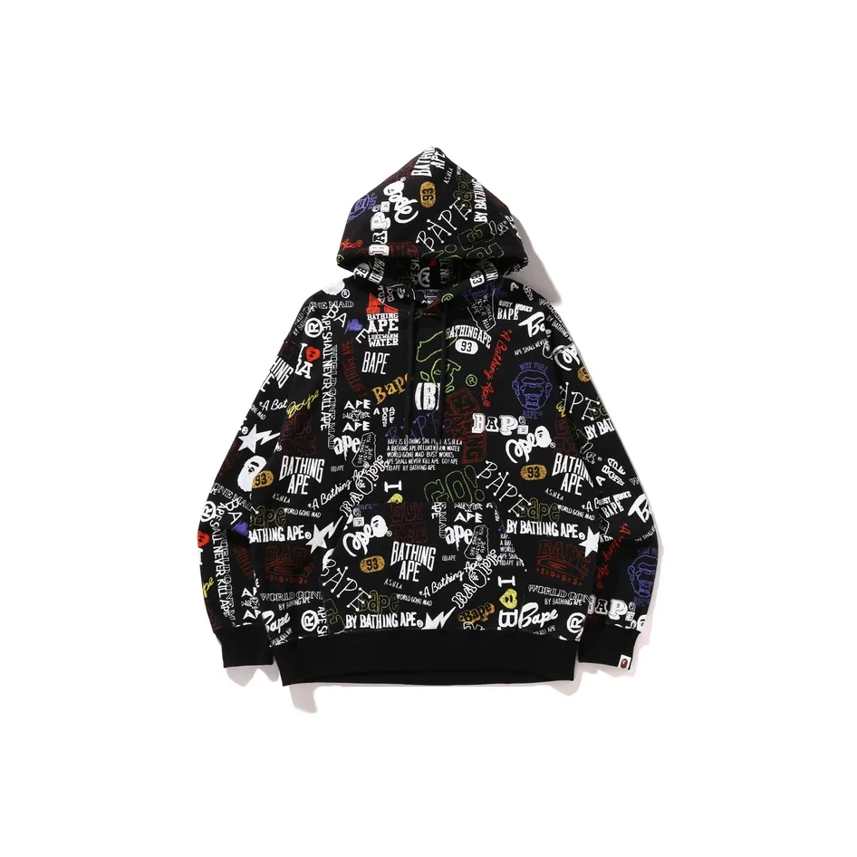 Bape Hand Draw Pullover Hoodie