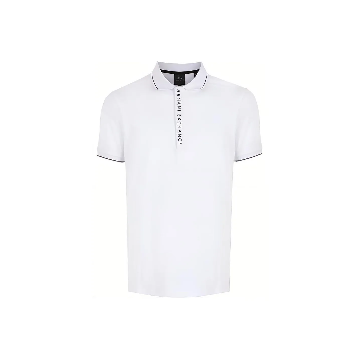 ARMANI EXCHANGE Logo print Cotton Polo Shirt