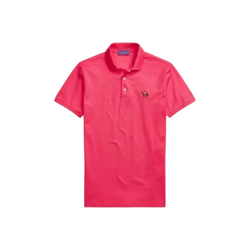 Ralph Lauren Purple Label SS22 Polo Shirt Men's Pink