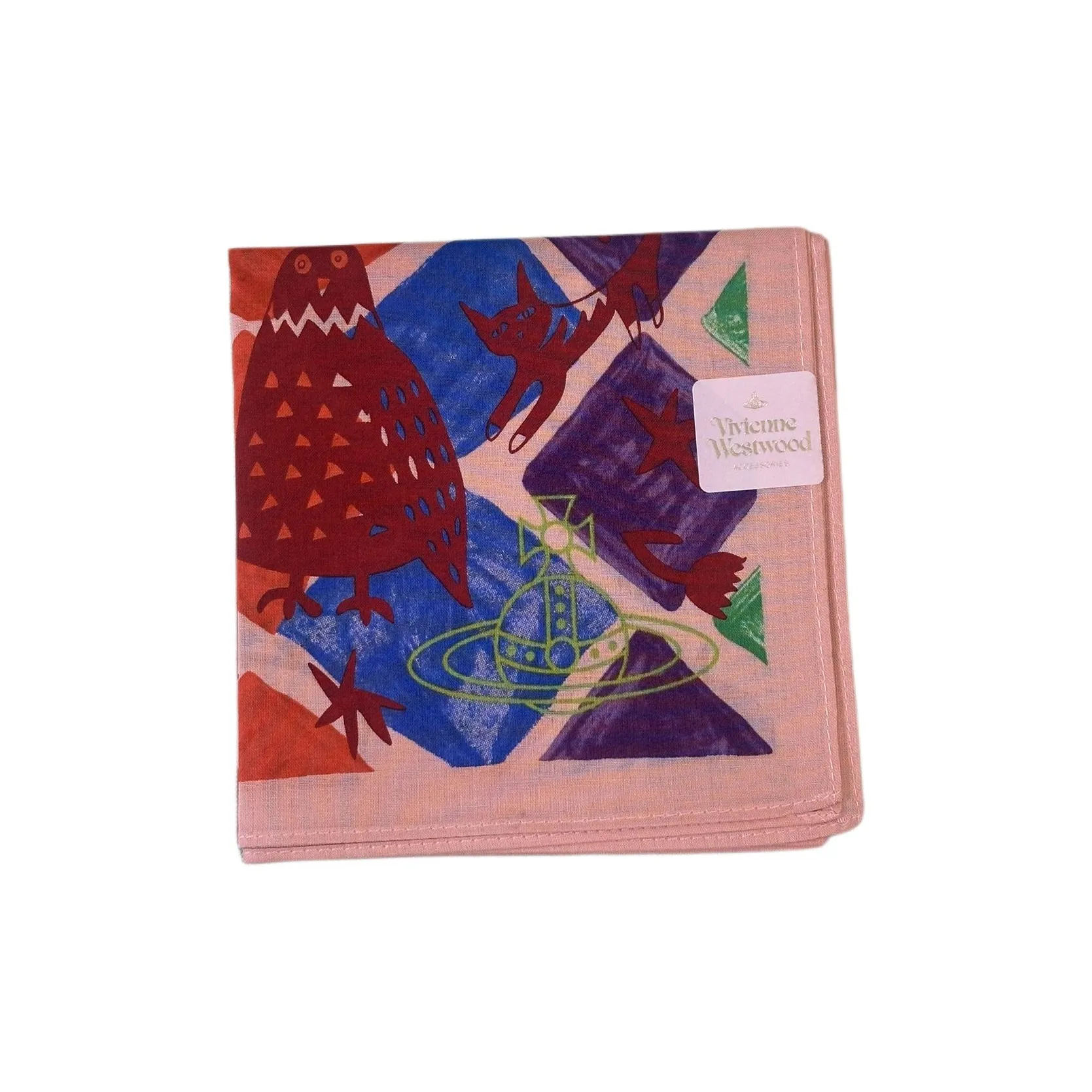 Vivienne Westwood Шелковые шарфы Унисекс Розовый