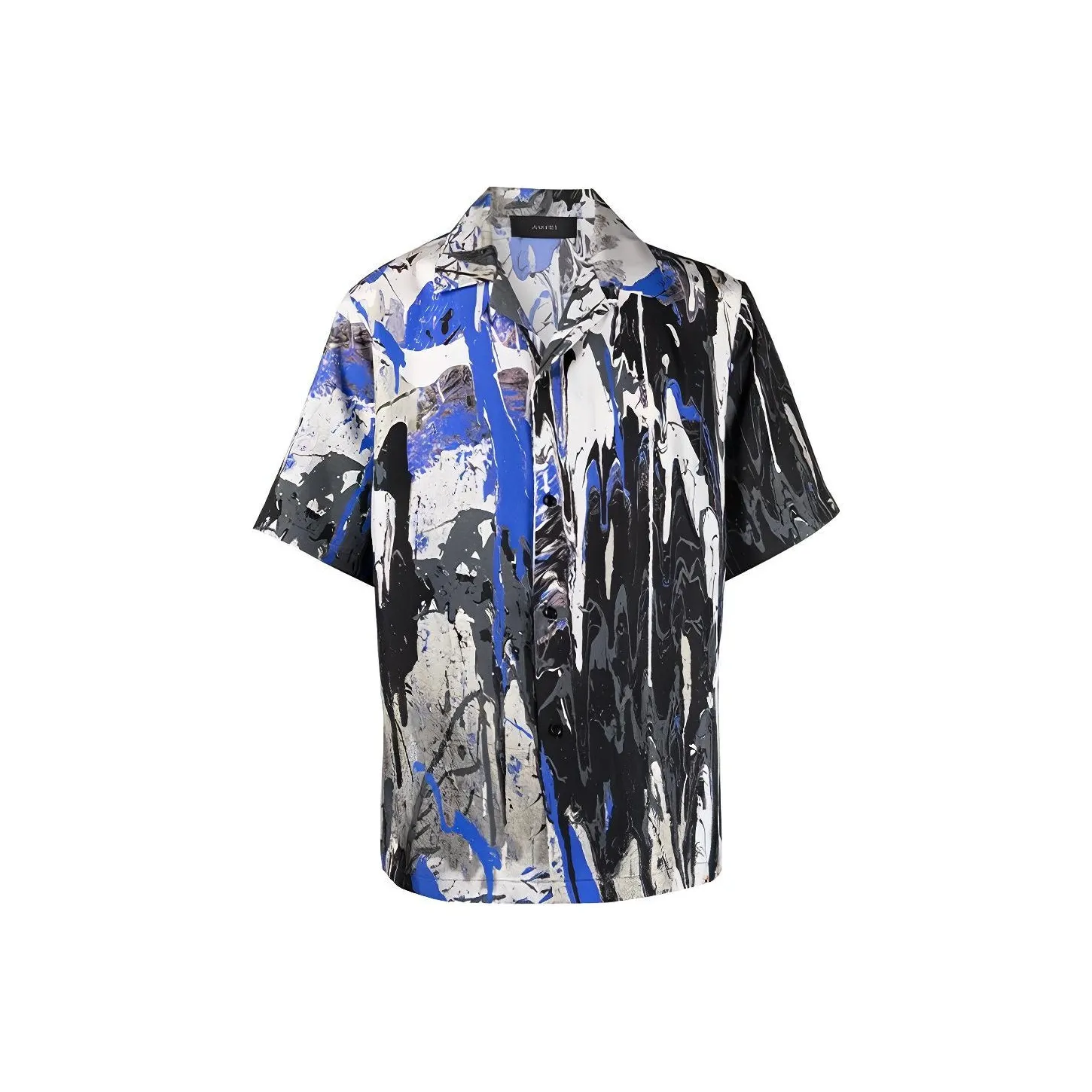 AMIRI Paint Splatter Bowling Shirt