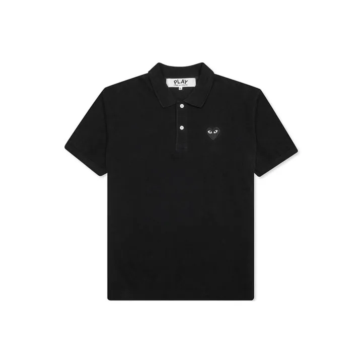 CDG Play Поло Мужское Черное