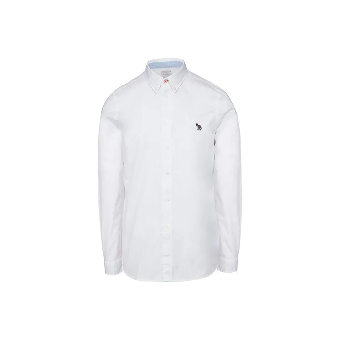 Ps Paul Smith Zebra Patch Long Sleeved Shirt