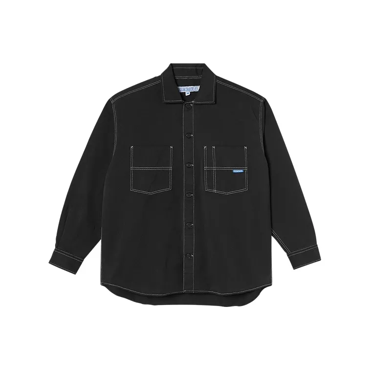 POLAR SKATE CO Черная унисекс рубашка