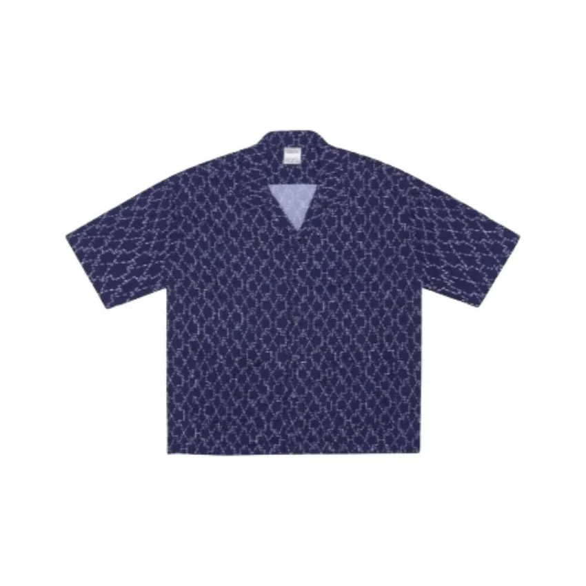 Marcelo Burlon Stitch Cross-print Pajama Shirt