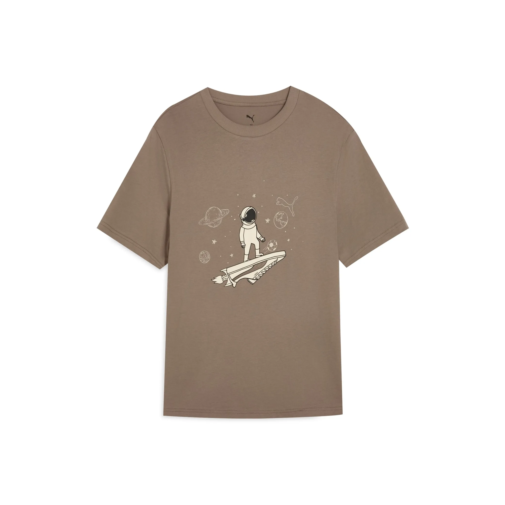 PUMA GRAPHICS Basic SS25 T-Shirt Мужской Тауповый 93