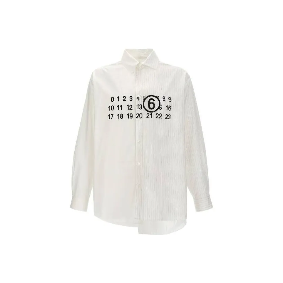 MM6 Maison Margiela Asymmetric Panelled Shirt