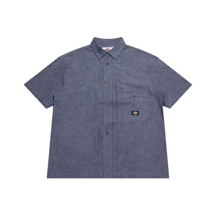 Dickies Shirts Unisex Chambray Gray
