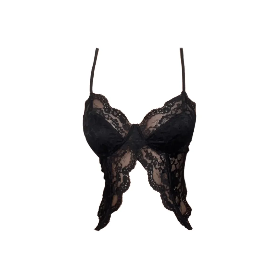 METE WHALE MT Топ на бретелях Женский Черный