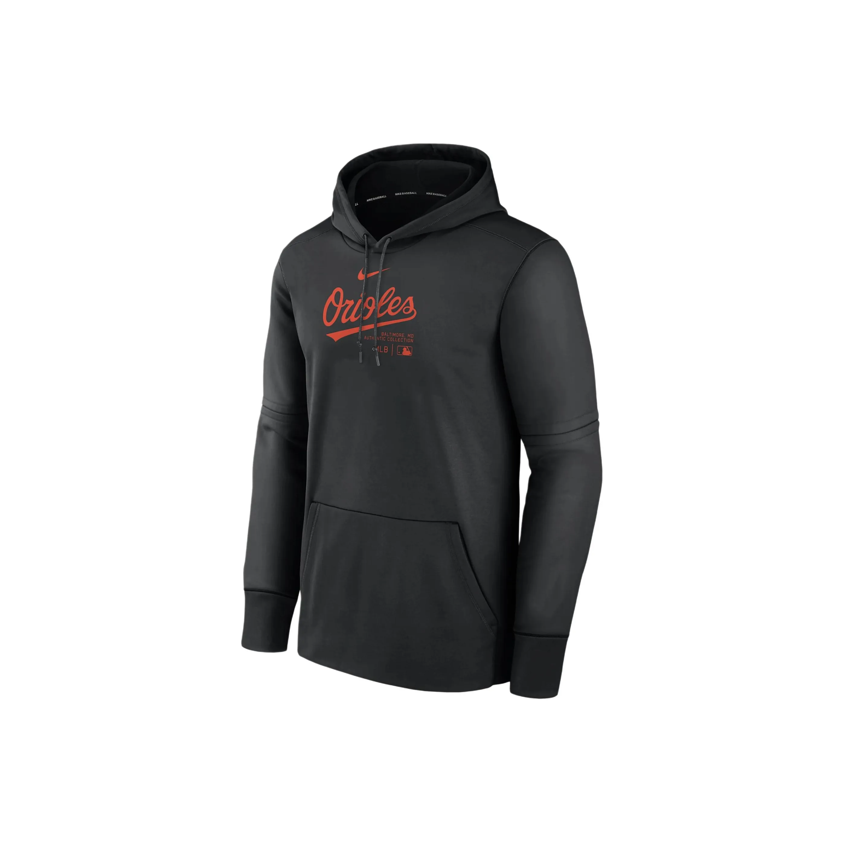 Nike Baltimore Orioles Authentic Collection Practice Men's Nike Therma Mlb Pullover Hoodie