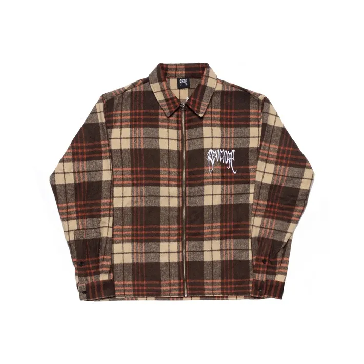 Revenge Коричневый Мужская Рубашка