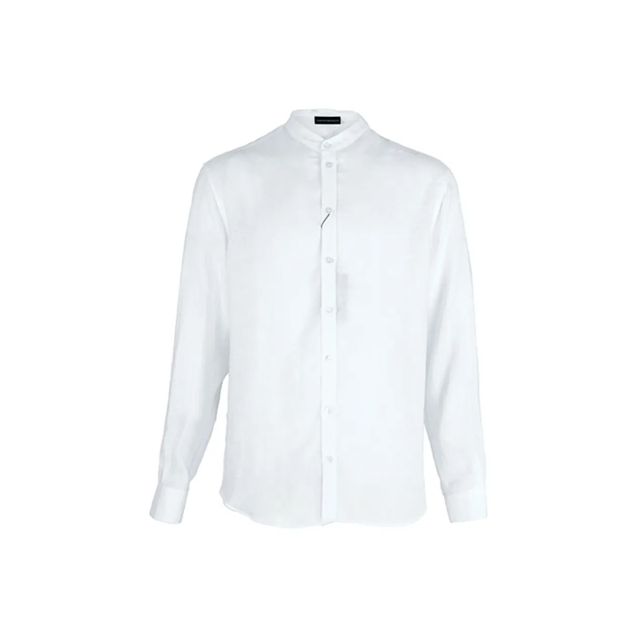 EMPORIO ARMANI Band Collar Buttoned Shirt