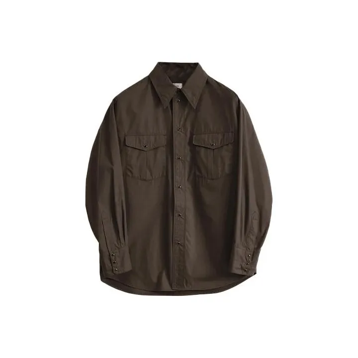 Lemaire Western Shirt With Snaps