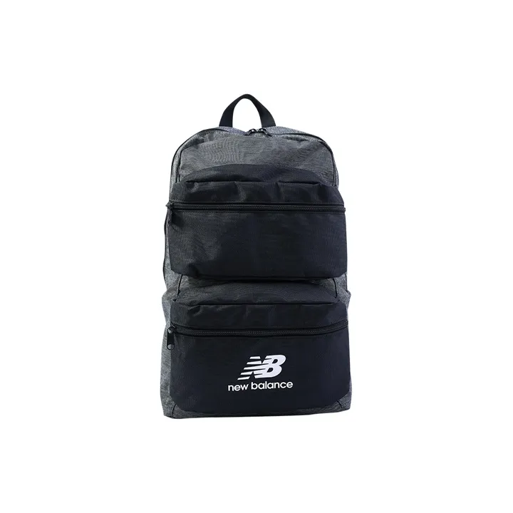 New Balance Ткань Ноутбук Сумка Рюкзак Унисекс Серый Черный
