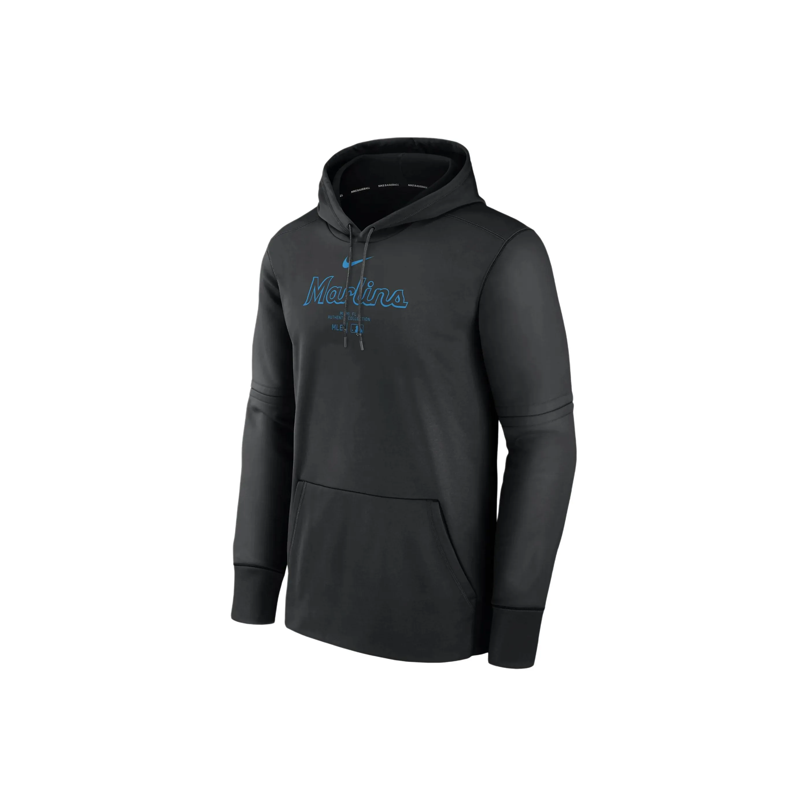 Nike Miami Marlins Authentic Collection Practice Men's Nike Therma Mlb Pullover Hoodie