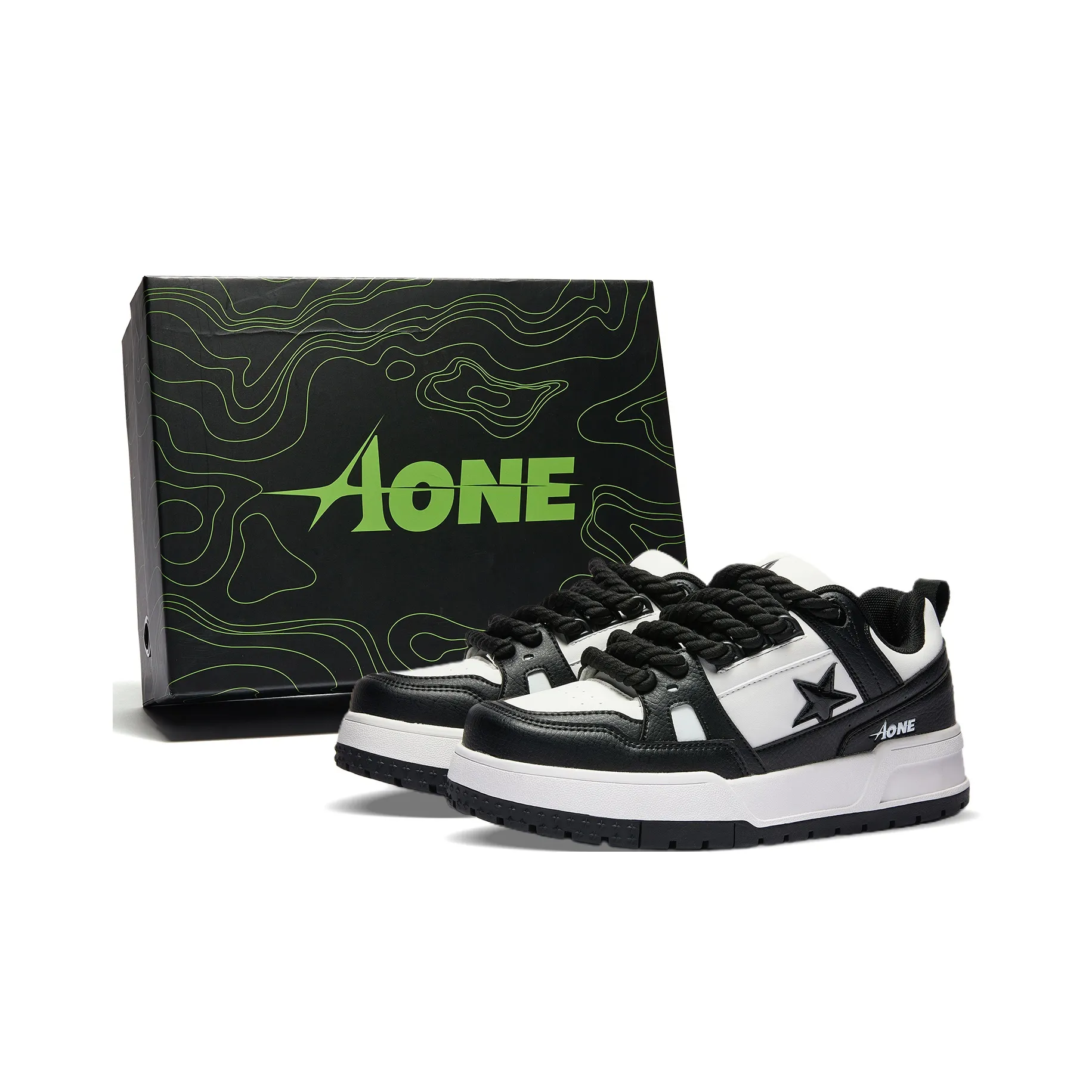 A1 Покрытие Slip-Resistant и Abrasion-Resistant Низкие Кроссовки для Скейтбординга Унисекс