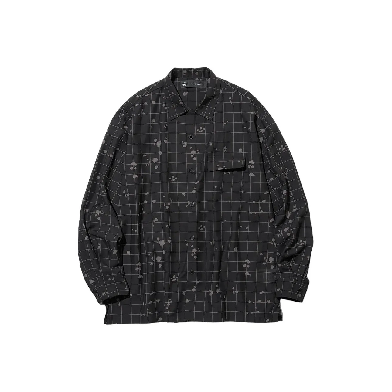 GU Черные Унисекс Рубашки