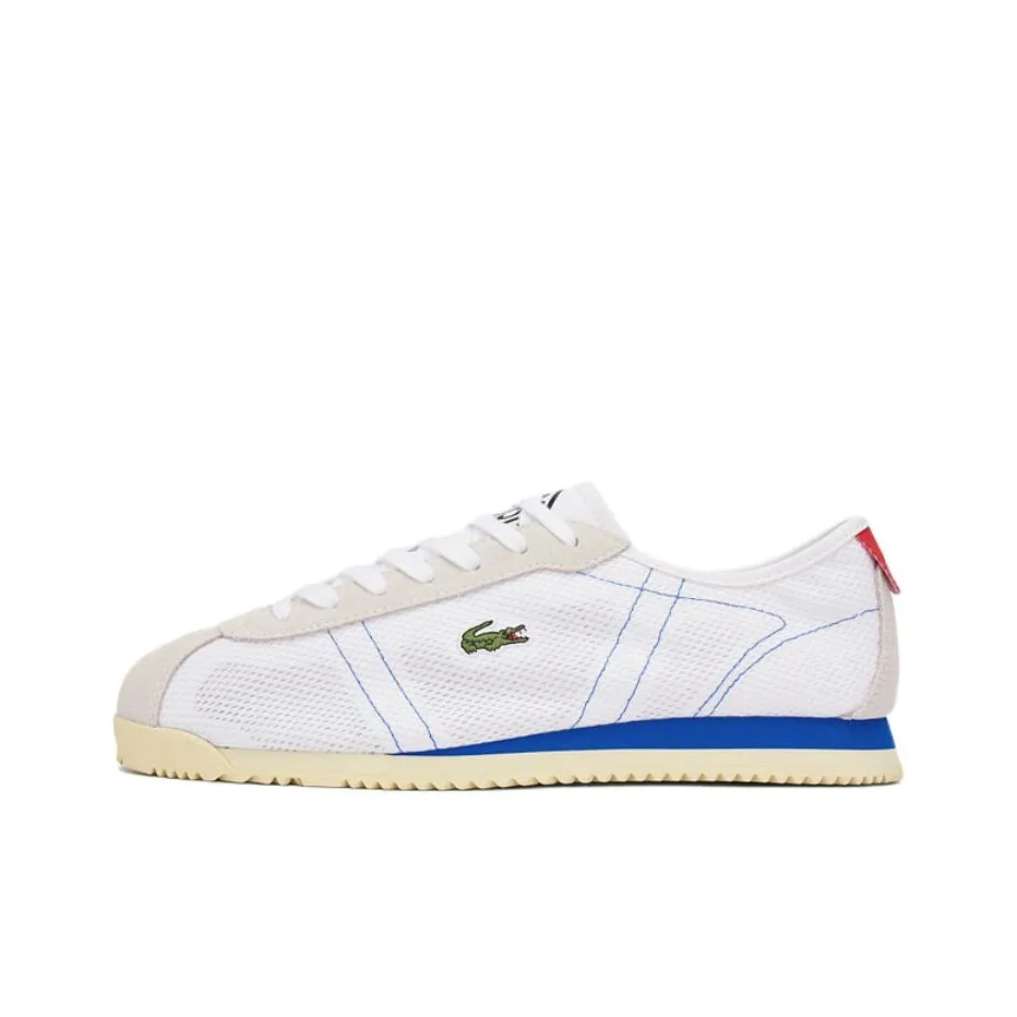 LACOSTE Collaboration Club Low Top Casual Men's White Blue