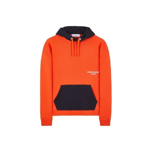 STONE ISLAND LOBSTER Креветочно-красный Унисекс Свитшоты