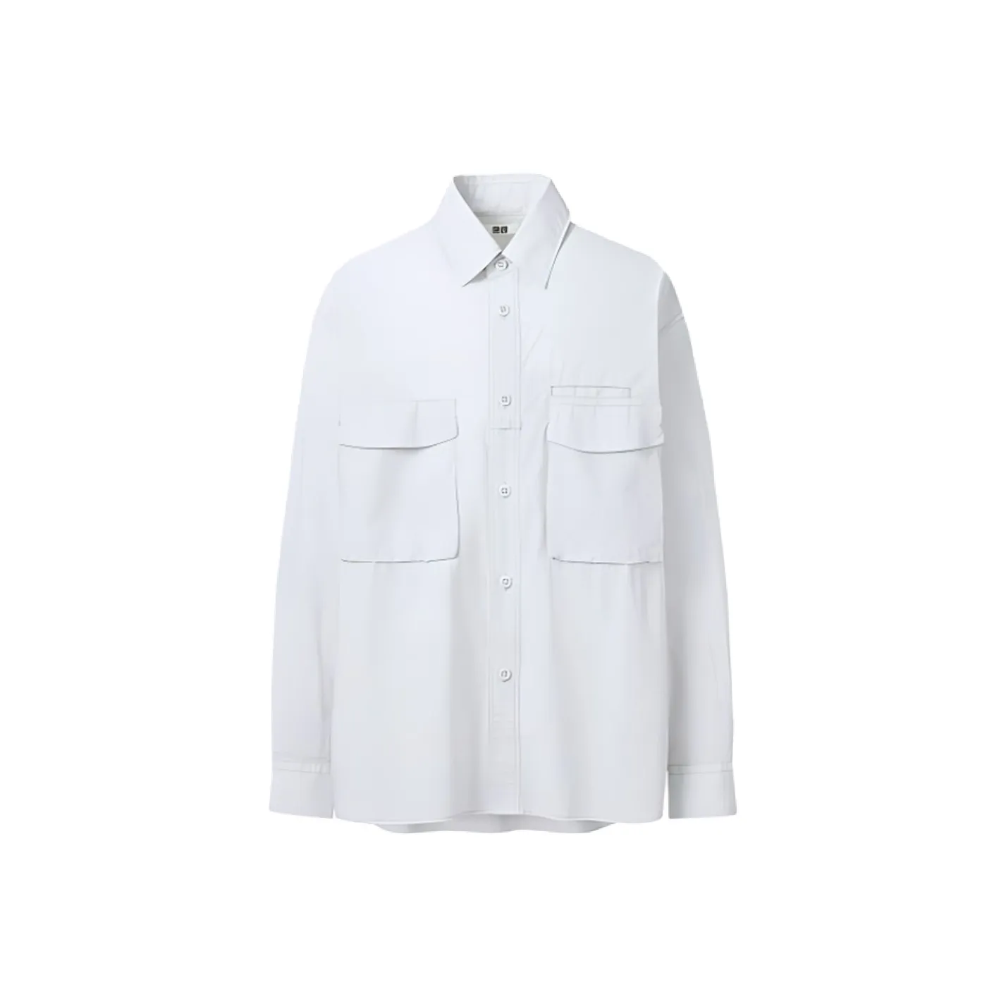 UNIQLO SS24 Рубашка Мужская Светло-Синяя