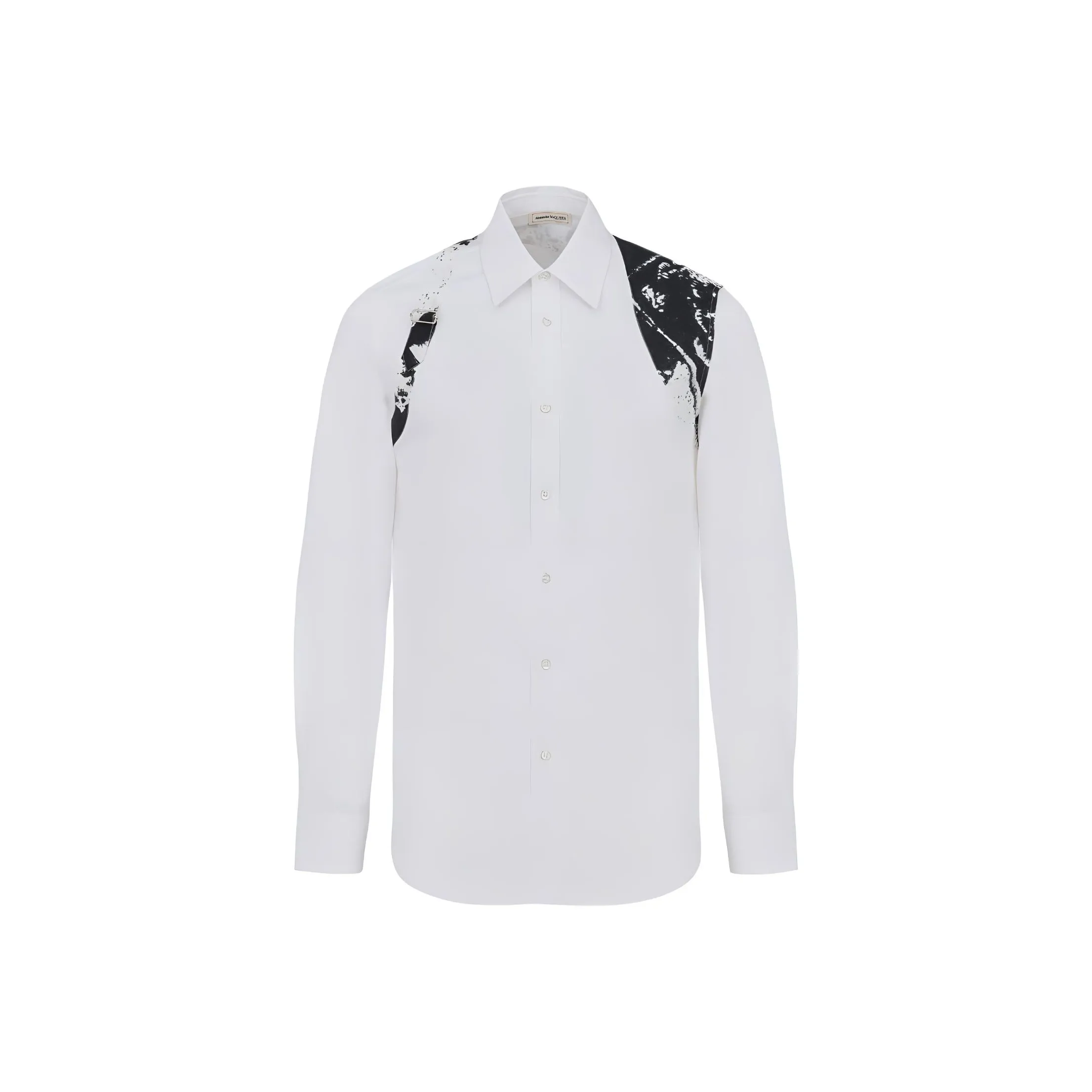 Alexander McQueen Fold Harness Buttoned Shirt