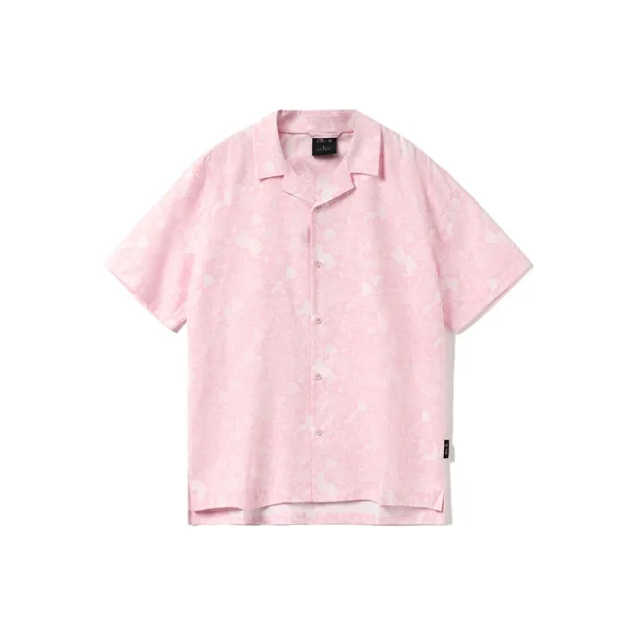 LINING x Erik Ellington Скейтборд Рубашка Мужская Розовая