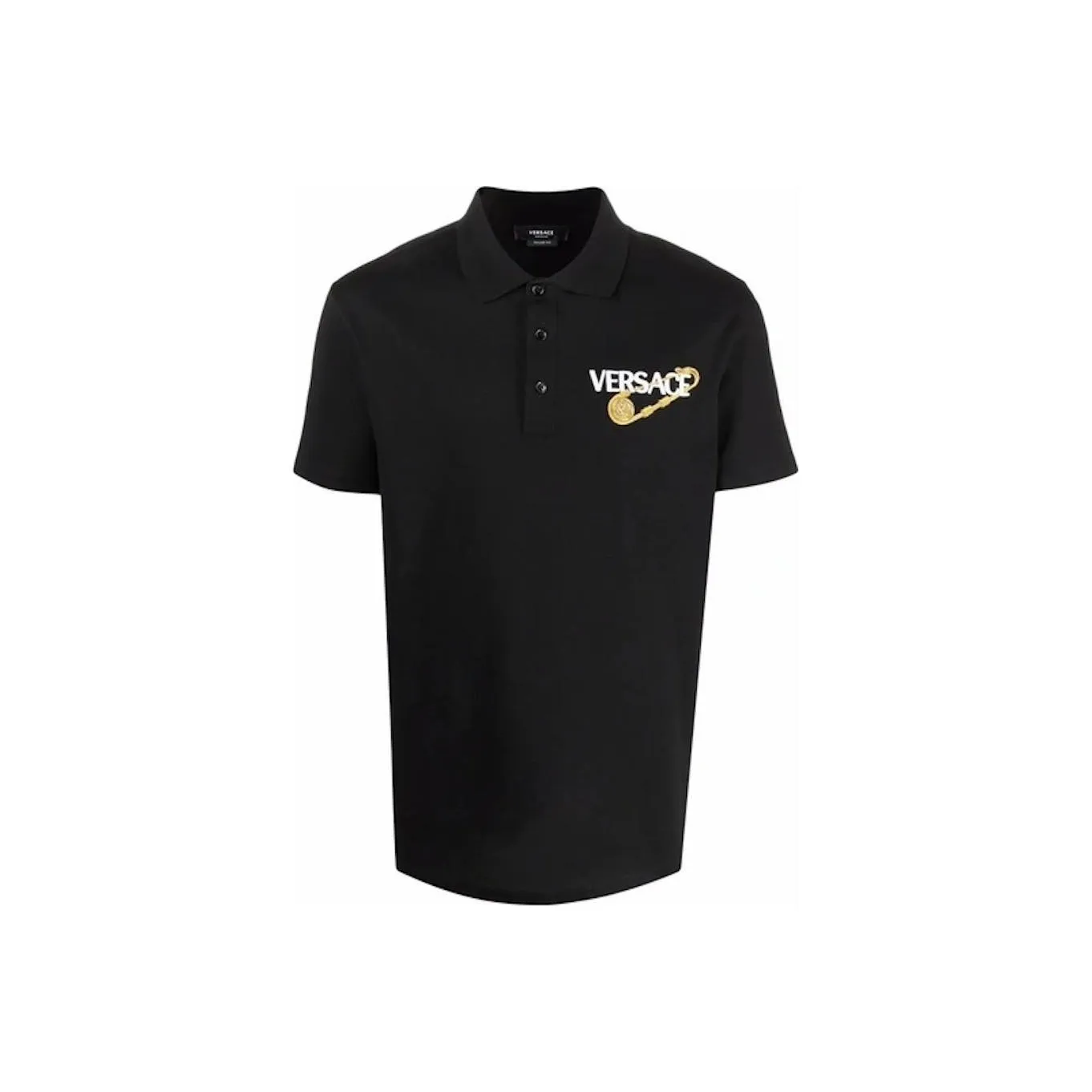 VERSACE Мужская черная поло