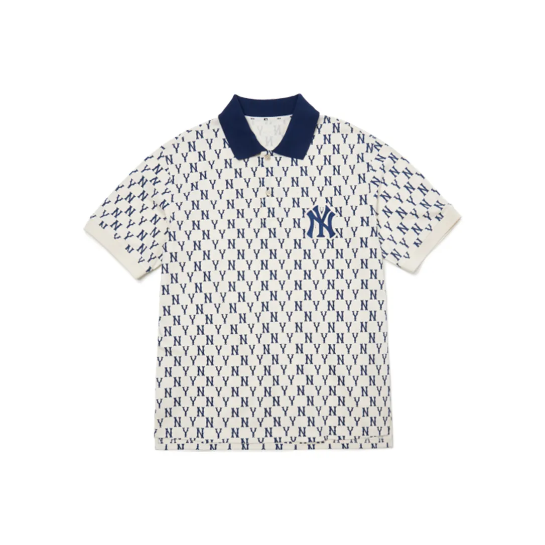 MLB Base Logo Polo Shirts Men's White