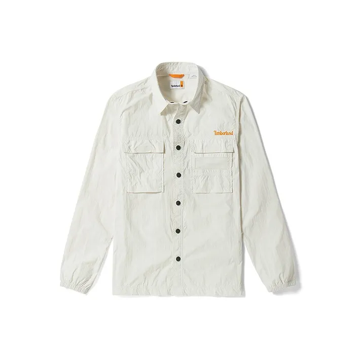 Timberland Рубашка Мужская Винтажная Белая
