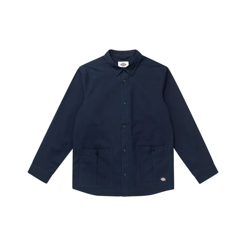Dickies Темно-синий унисекс рубашки