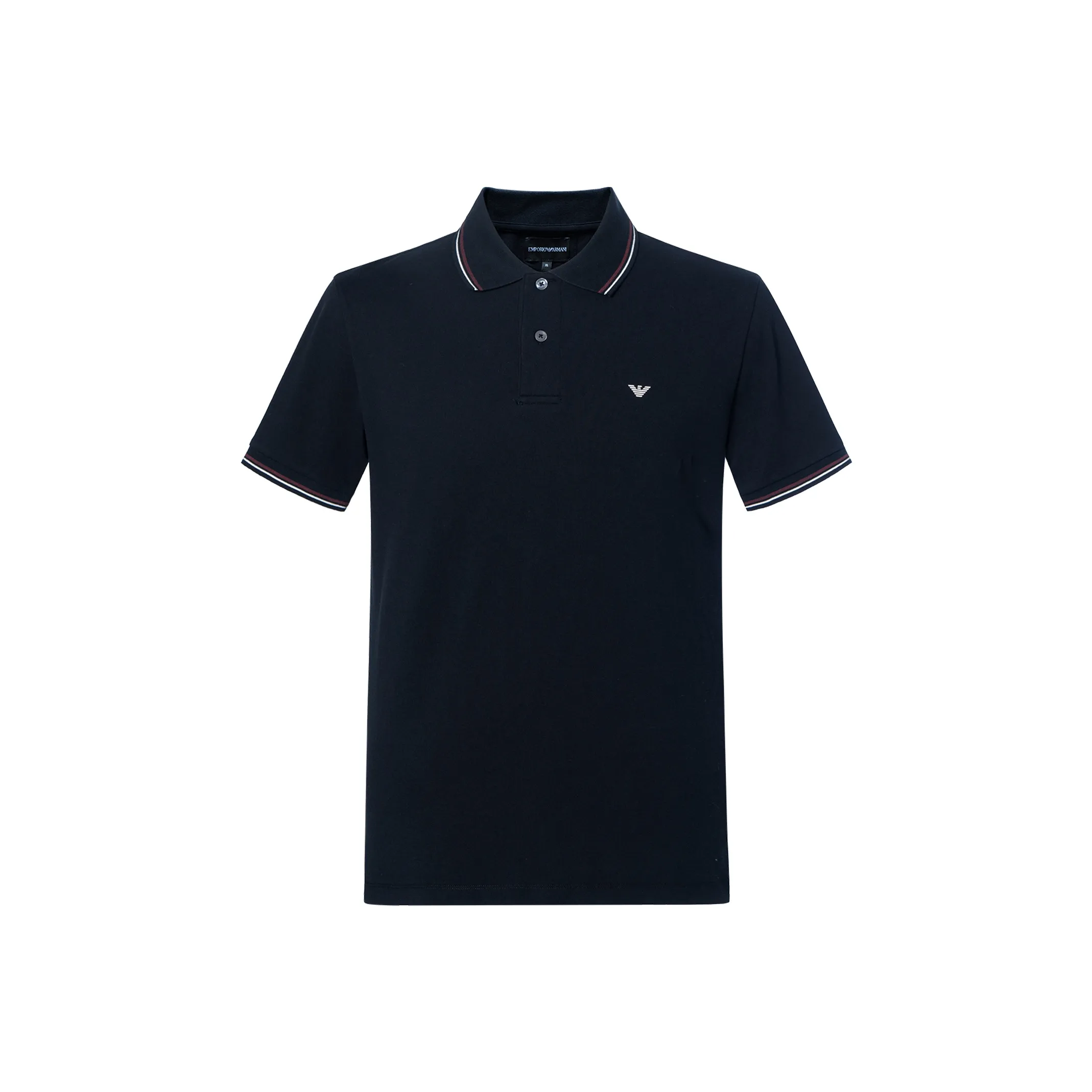EMPORIO ARMANI Logo Detailed Short Sleeved Polo Shirt