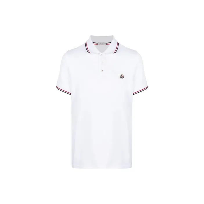 Moncler Logo Patch Short Sleeved Polo Shirt