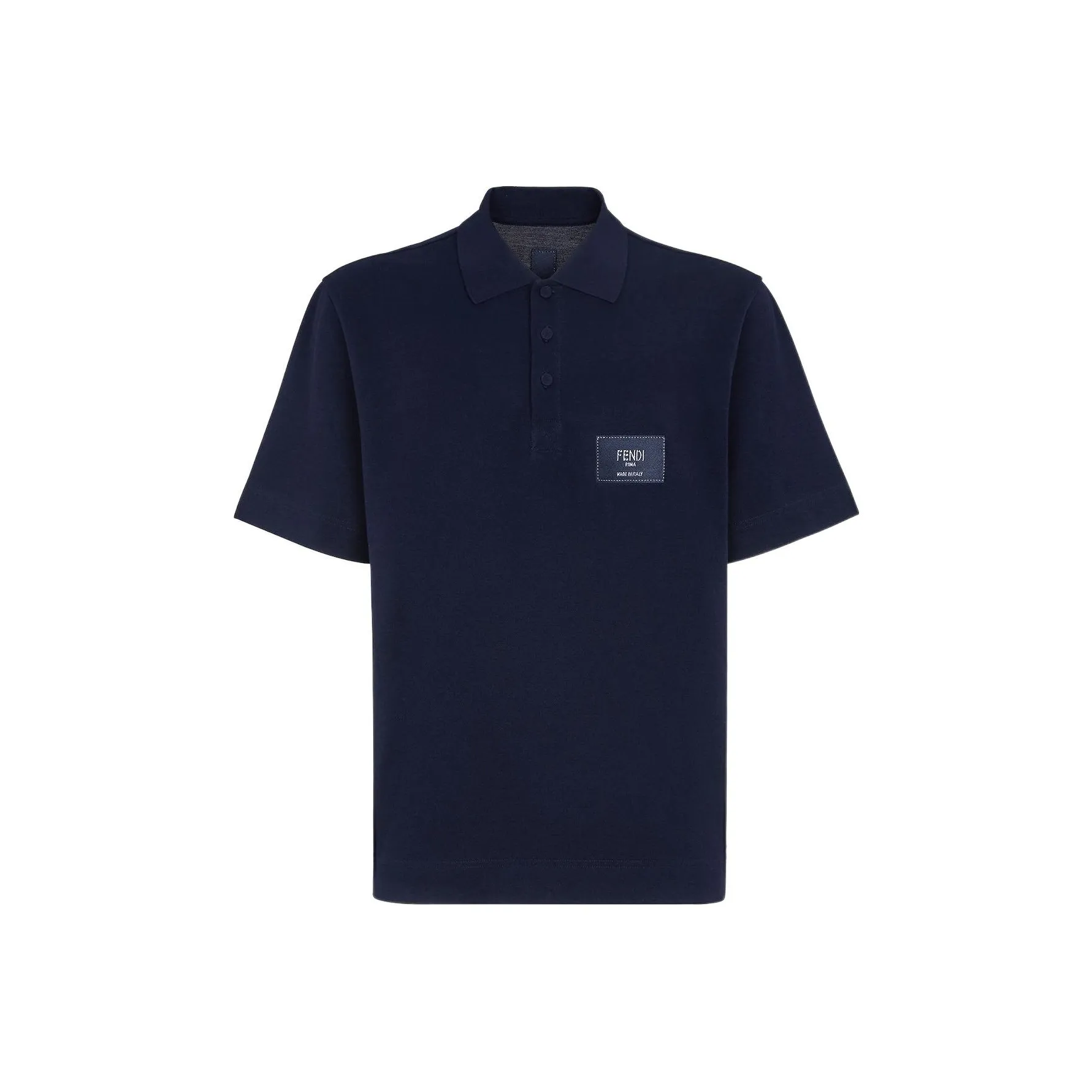 FENDI SS22 Поло Мужское Синее
