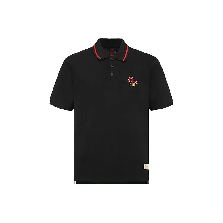 EVISU Polo Shirts Men's Black