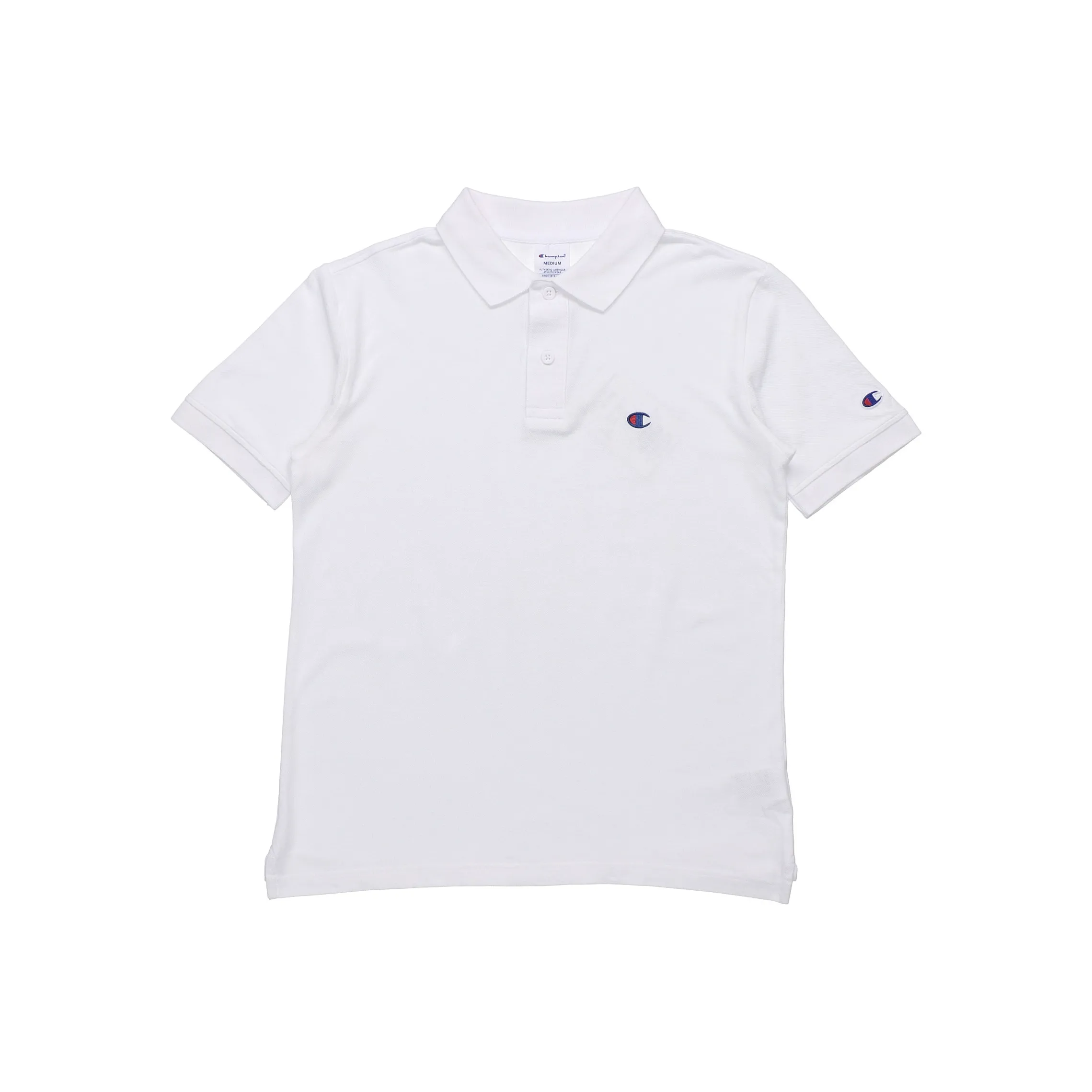Champion Поло Японская версия Унисекс Белый