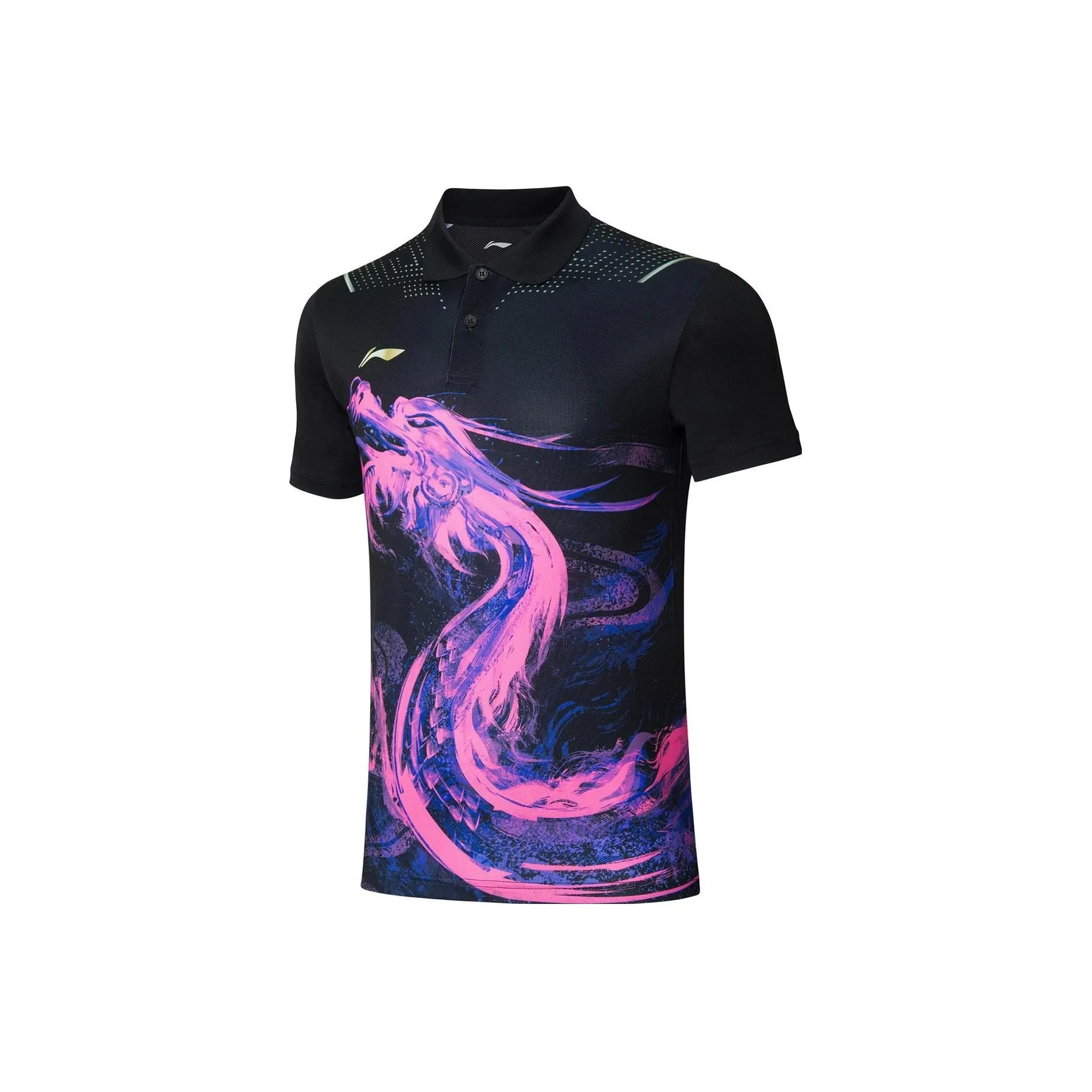 LINING Черная мужская поло